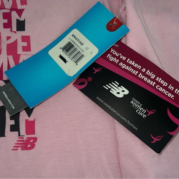 New Balance Susan G. Komen shirt - pink L - Picture 6 of 7
